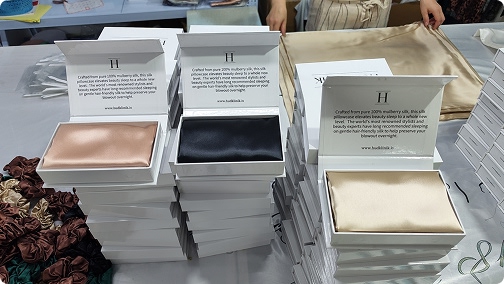 Custom Silk Sleep Mask Manufacturing Project for Binance