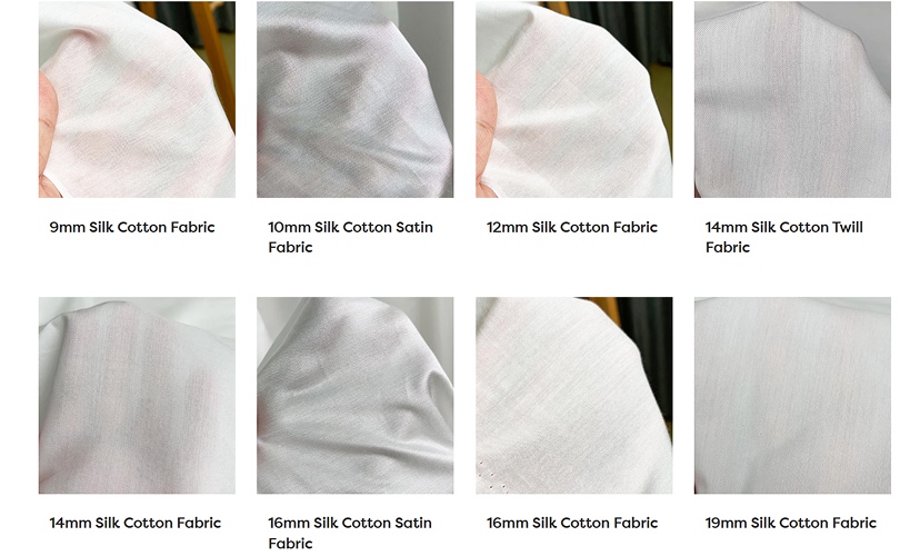 Silk Material Selection